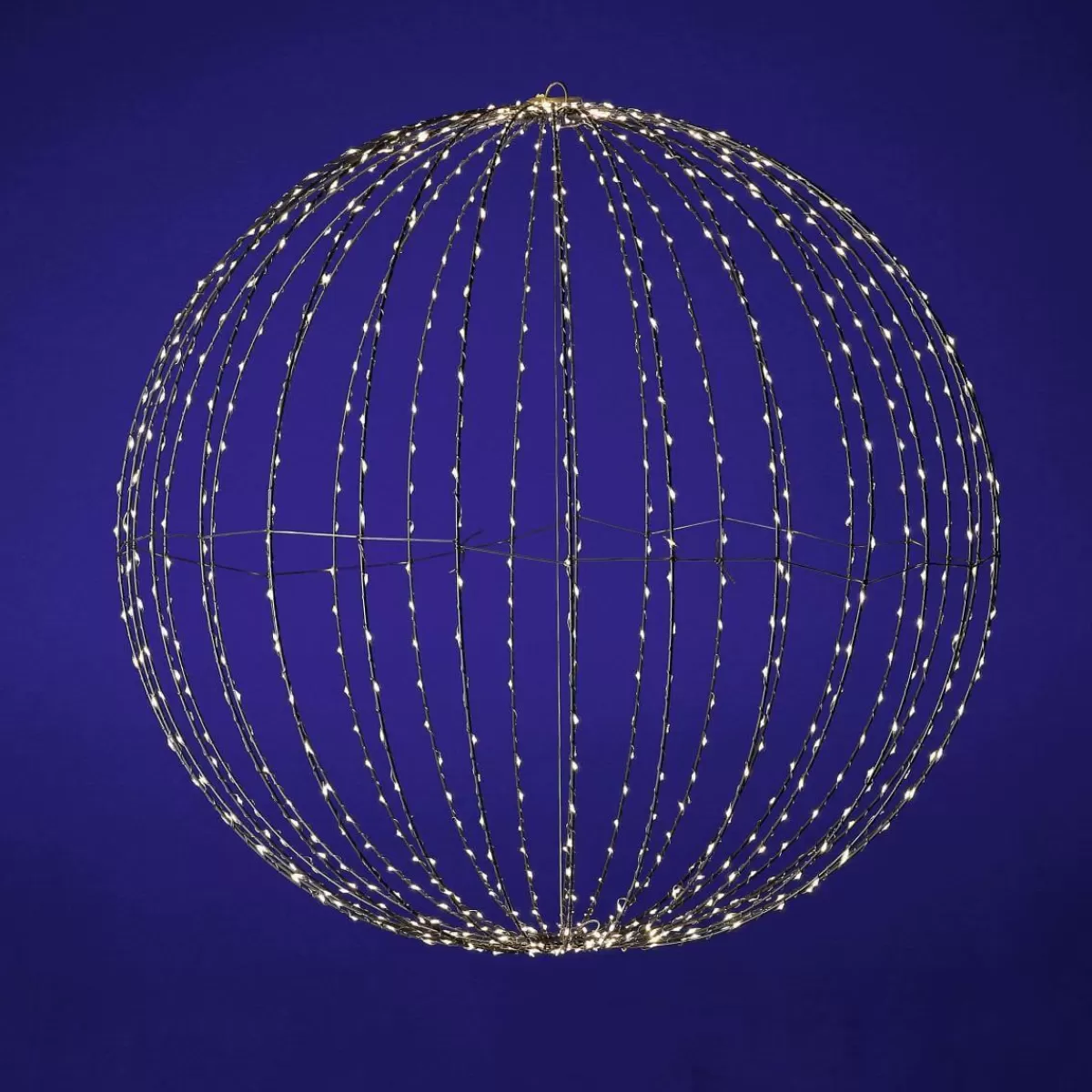 DecoWoerner LED Light Ball For Outdoor Use, LED Warm - White, Ø 80 Cm