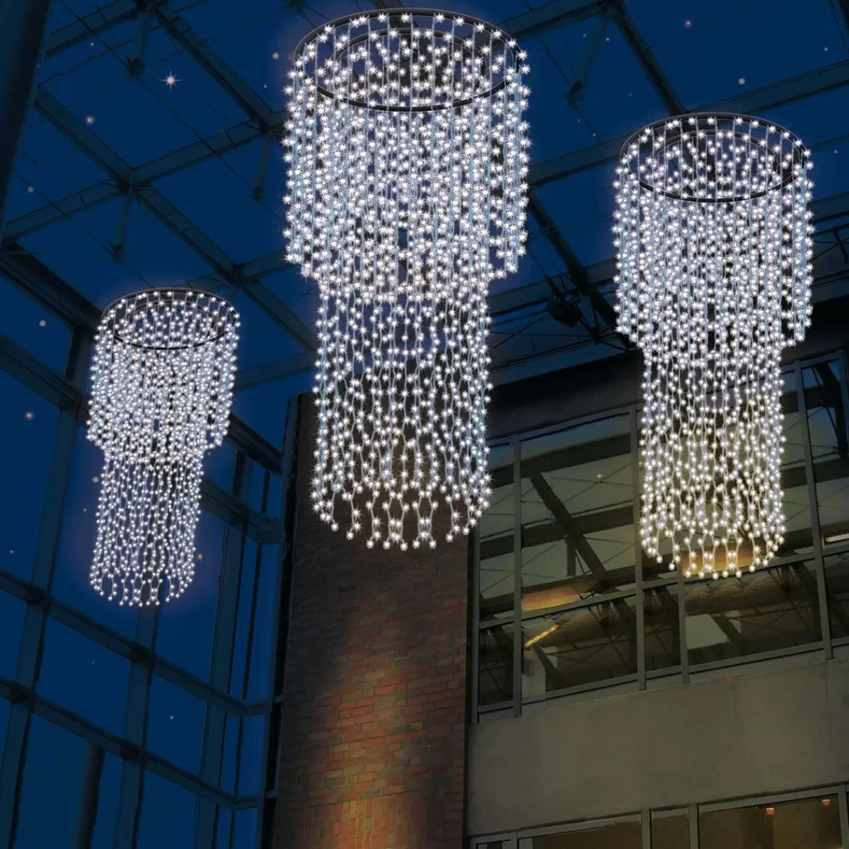 DecoWoerner LED Rope Light Hanger 24V For Indoor Use, 720 LED, 300 X 100 Cm