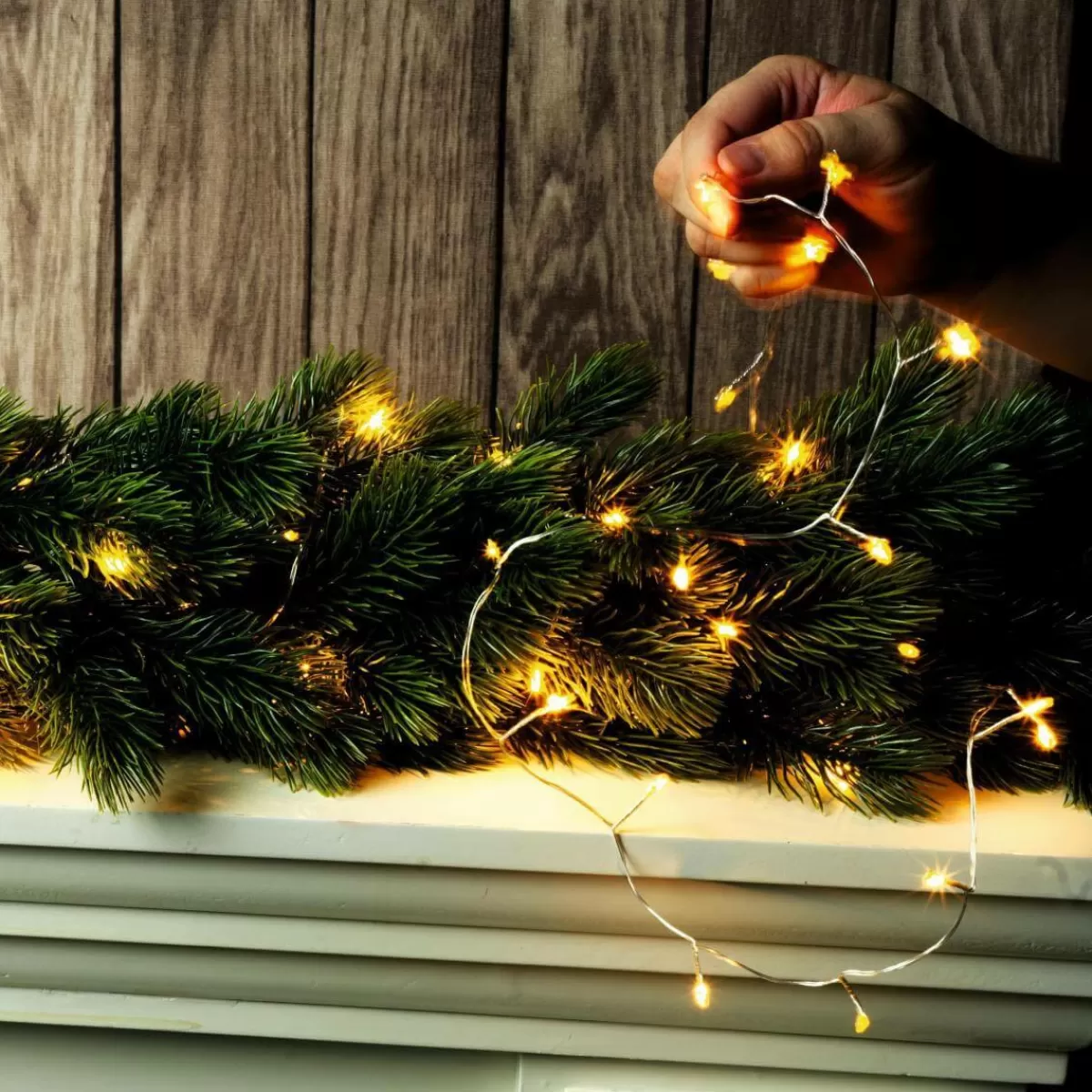 DecoWoerner LED Wire Light Chain Twinkle For Outdoor, 10 M,
