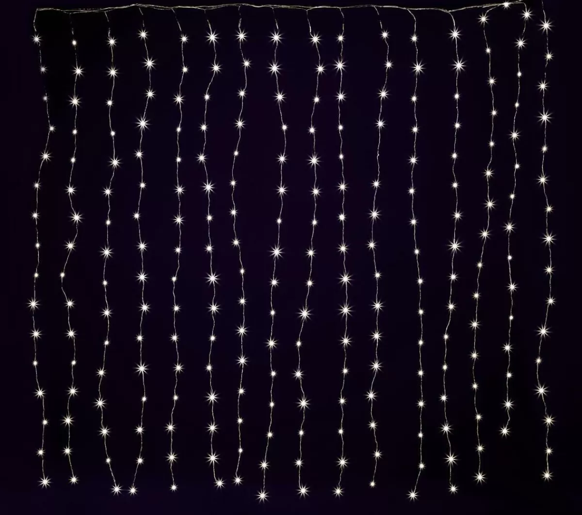 DecoWoerner LED Wire Light Curtain For Outdoor Use, 384 LED, 240 X 160 Cm