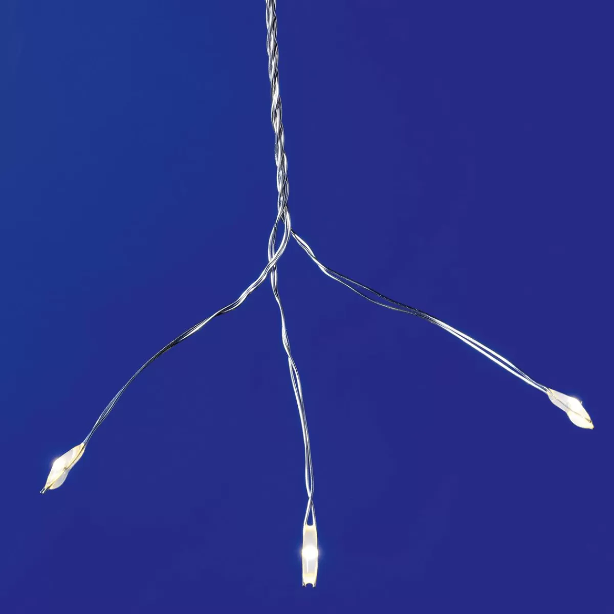DecoWoerner LED Wire Light Ring "Fireworks", Length 60 Cm, Ø 20 Cm