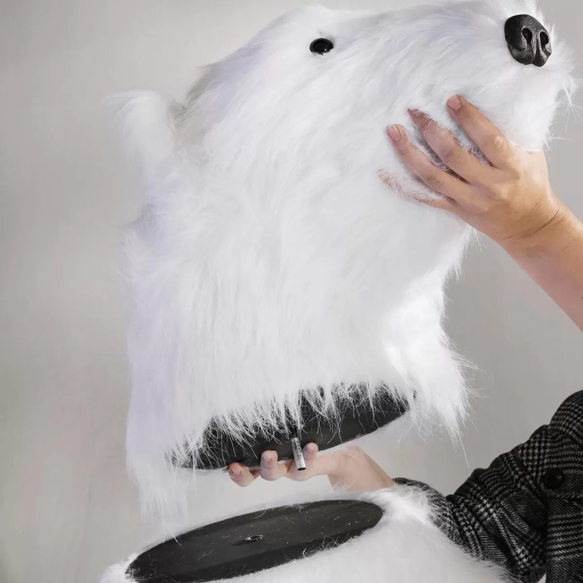 DecoWoerner Life Size Animal Figure Polar Bear, Height 190 Cm