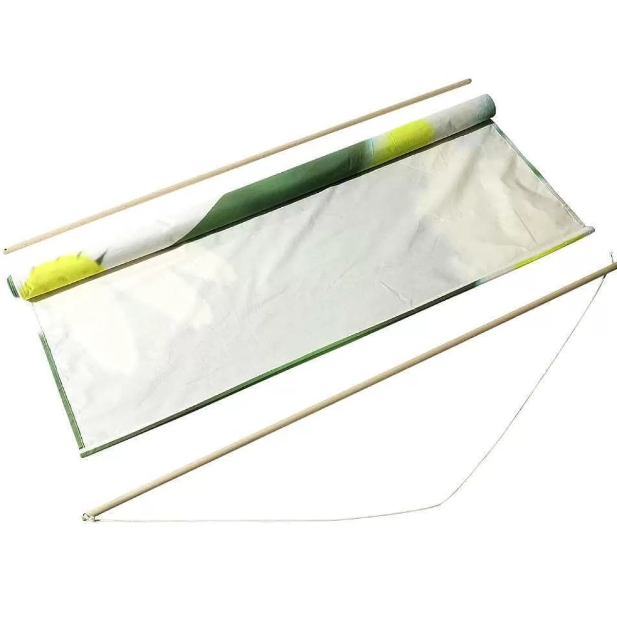 DecoWoerner Lightfast Natural Fibre Fabric Banner "Bee" Made Of Cotton 100 X 200 Cm
