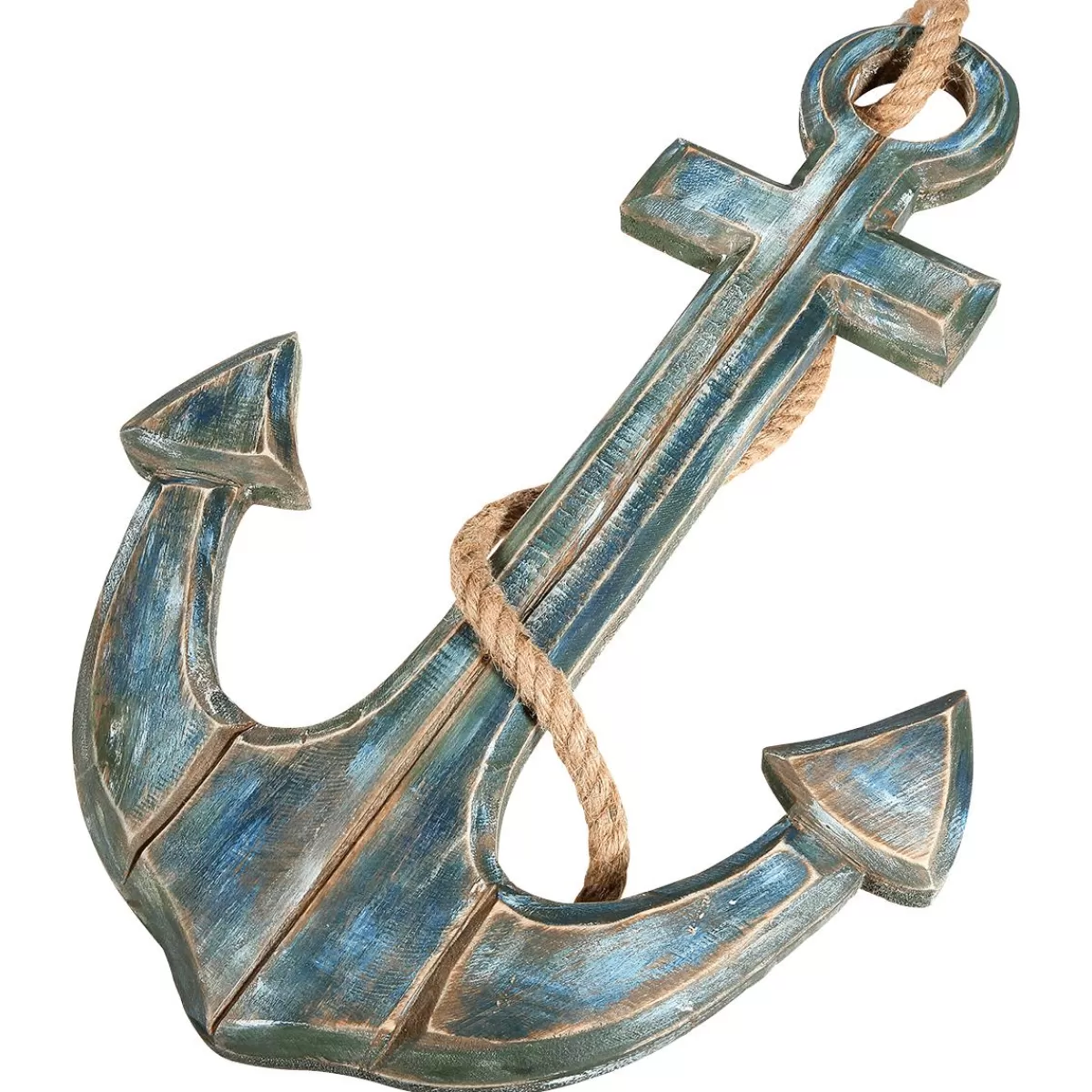 DecoWoerner Maritime Decorative Anchor , Length 60 Cm