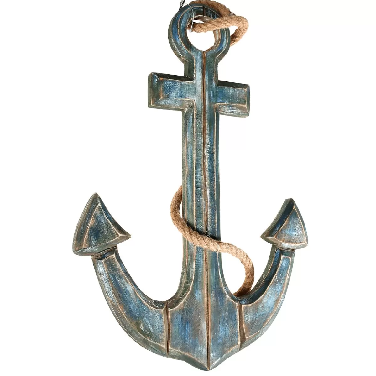 DecoWoerner Maritime Decorative Anchor , Length 60 Cm