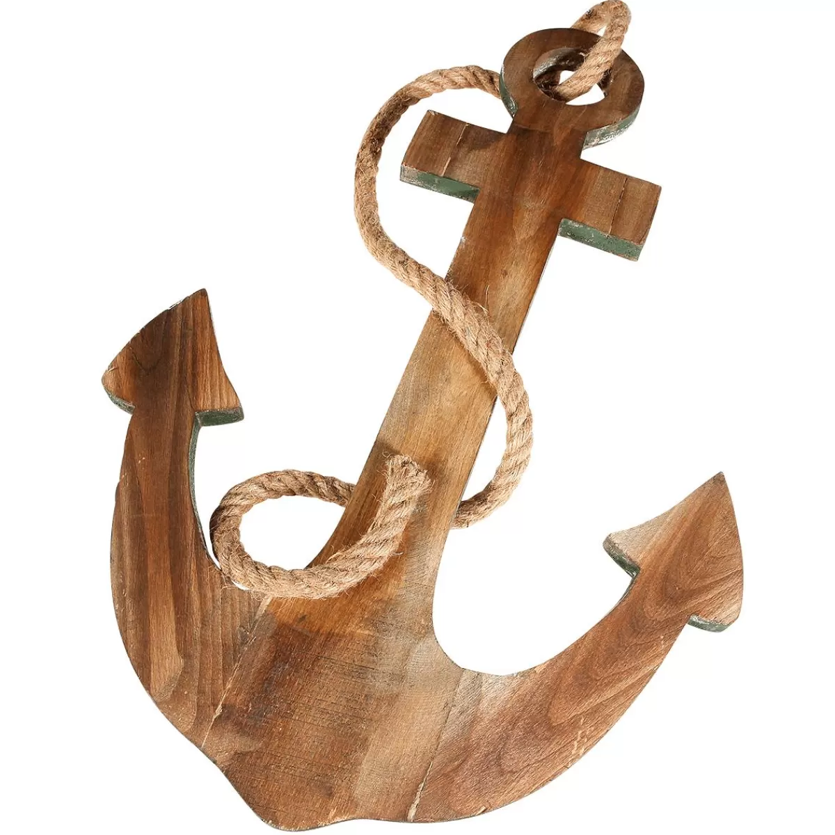 DecoWoerner Maritime Decorative Anchor , Length 60 Cm
