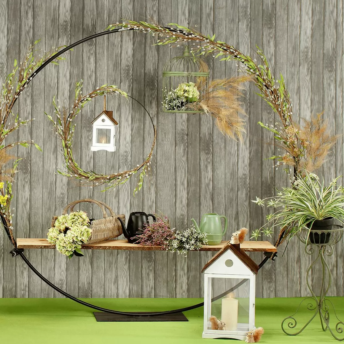 DecoWoerner Metal Stand "Vintage" 71 Cm High