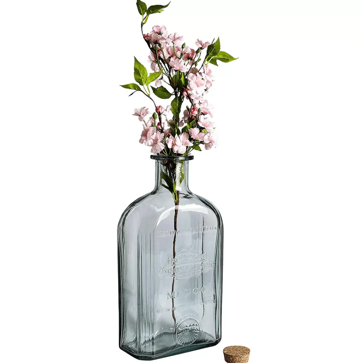 DecoWoerner Nostalgic XXL Decorative Glass Bottle 4.6 L, 39 Cm