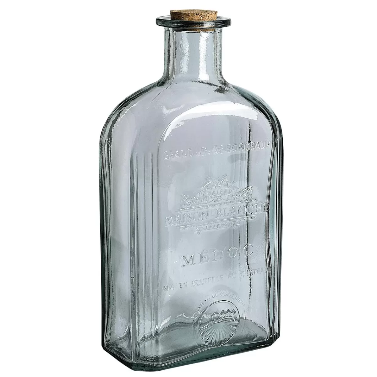 DecoWoerner Nostalgic XXL Decorative Glass Bottle 4.6 L, 39 Cm