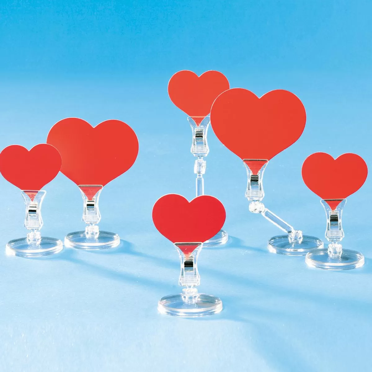 DecoWoerner Price Tag Holder With Clip, Height 5 Cm, 10 Pcs