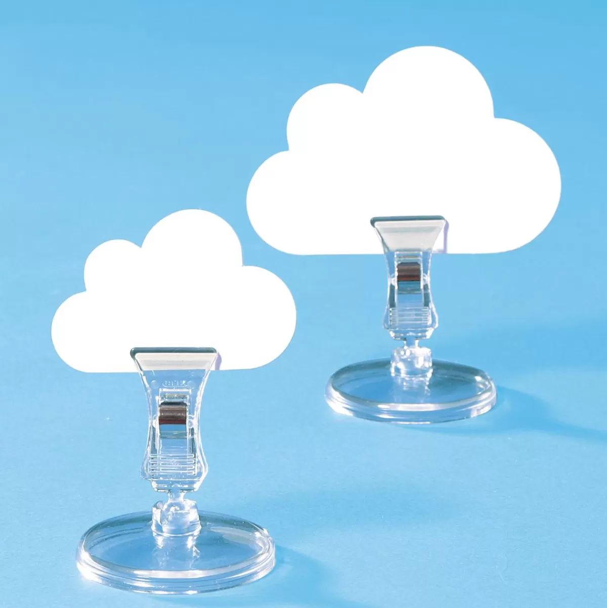 DecoWoerner Price Tag Holder With Clip, Height 5 Cm, 10 Pcs