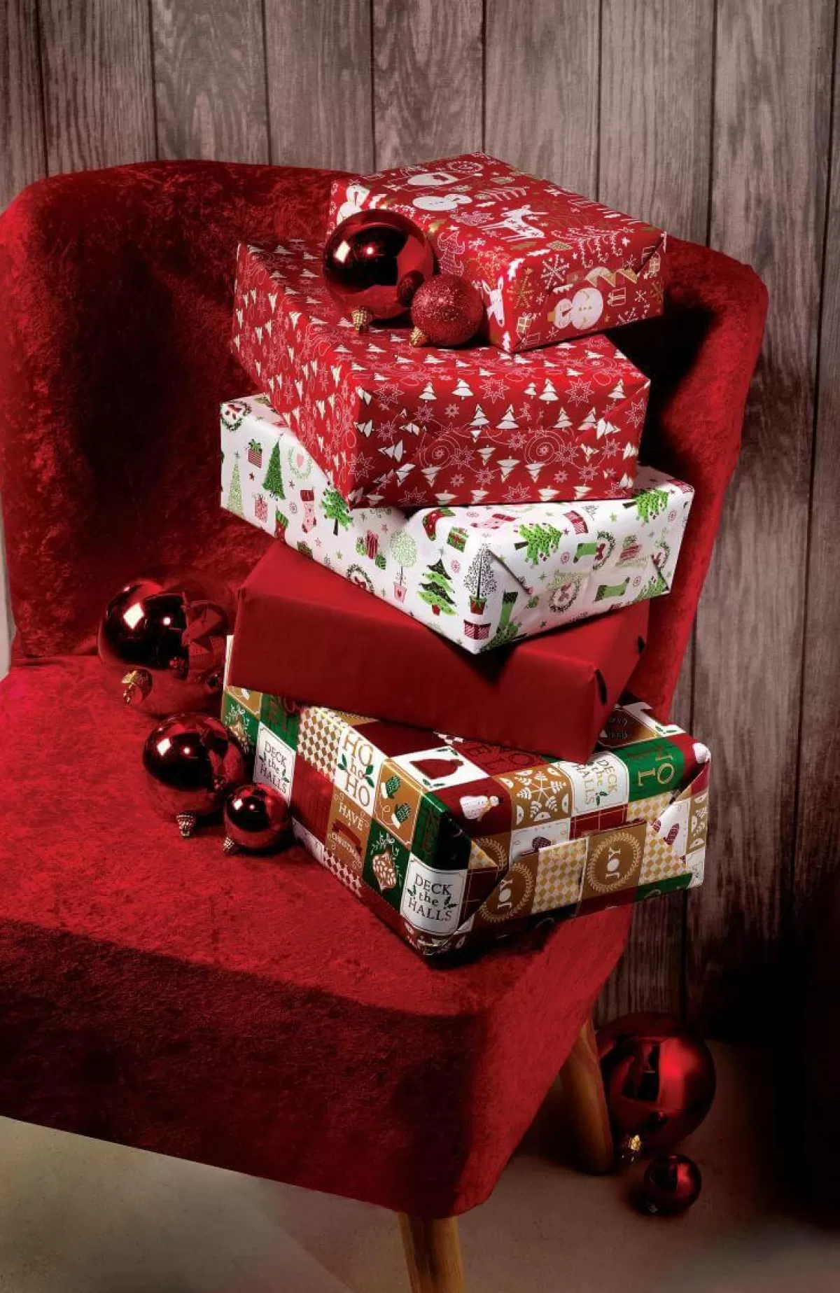 DecoWoerner Recycled Uni Kraft Paper - 50 M Gift Wrapping Paper Roll