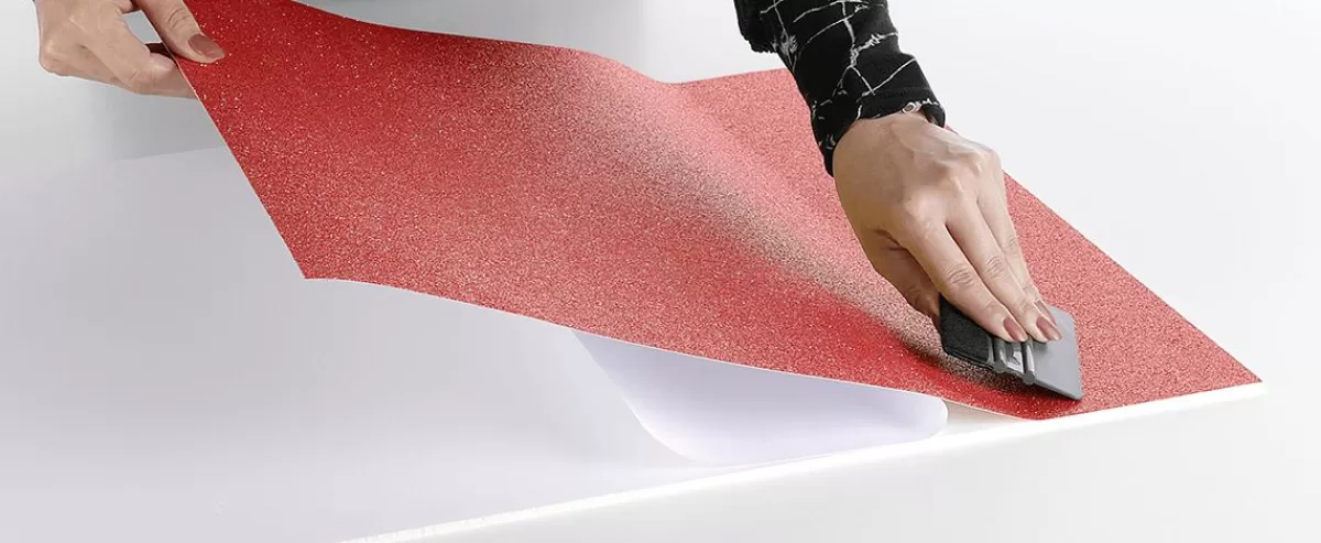 DecoWoerner Glitter Foil Self-adhesive 50 Cm X 5 M Roll