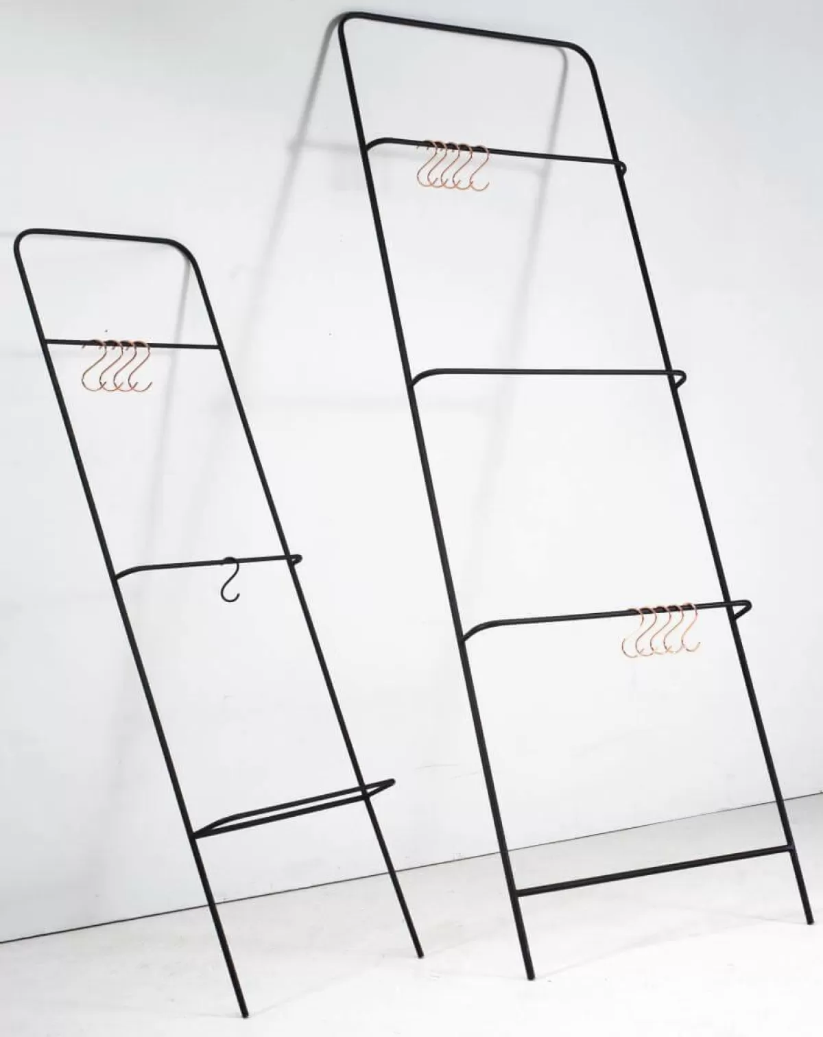 DecoWoerner Universal Stand Decorative Ladder, Length 140 Cm