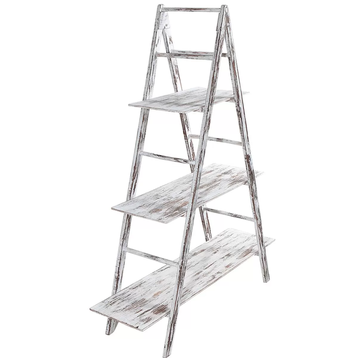 DecoWoerner Vintage Ladder-shelf , Height 150 Cm