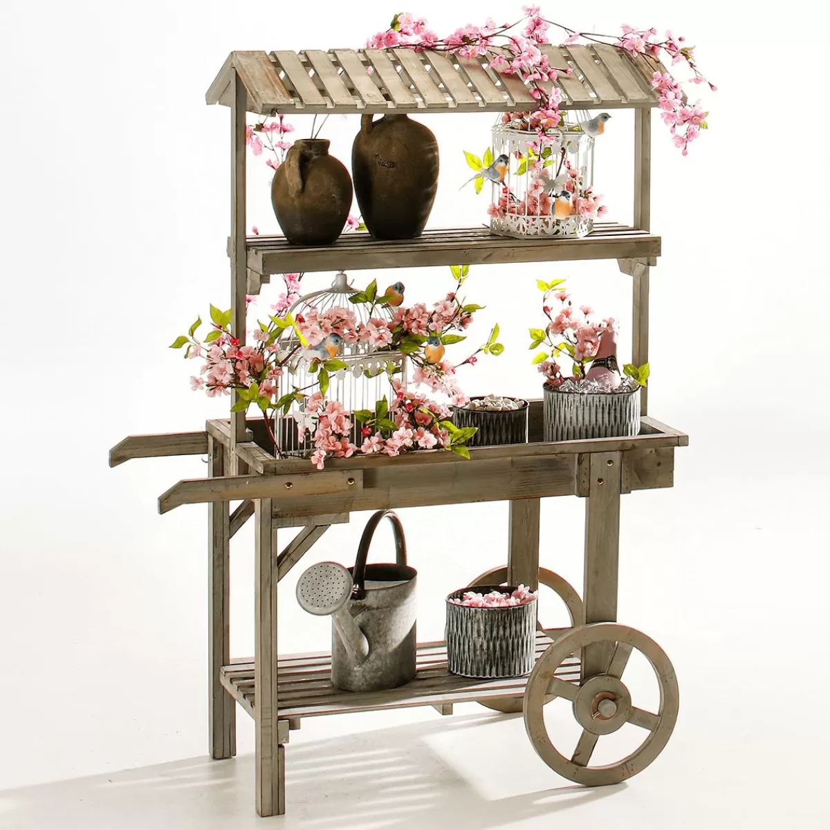 DecoWoerner Vintage Wagon, Height 130 Cm