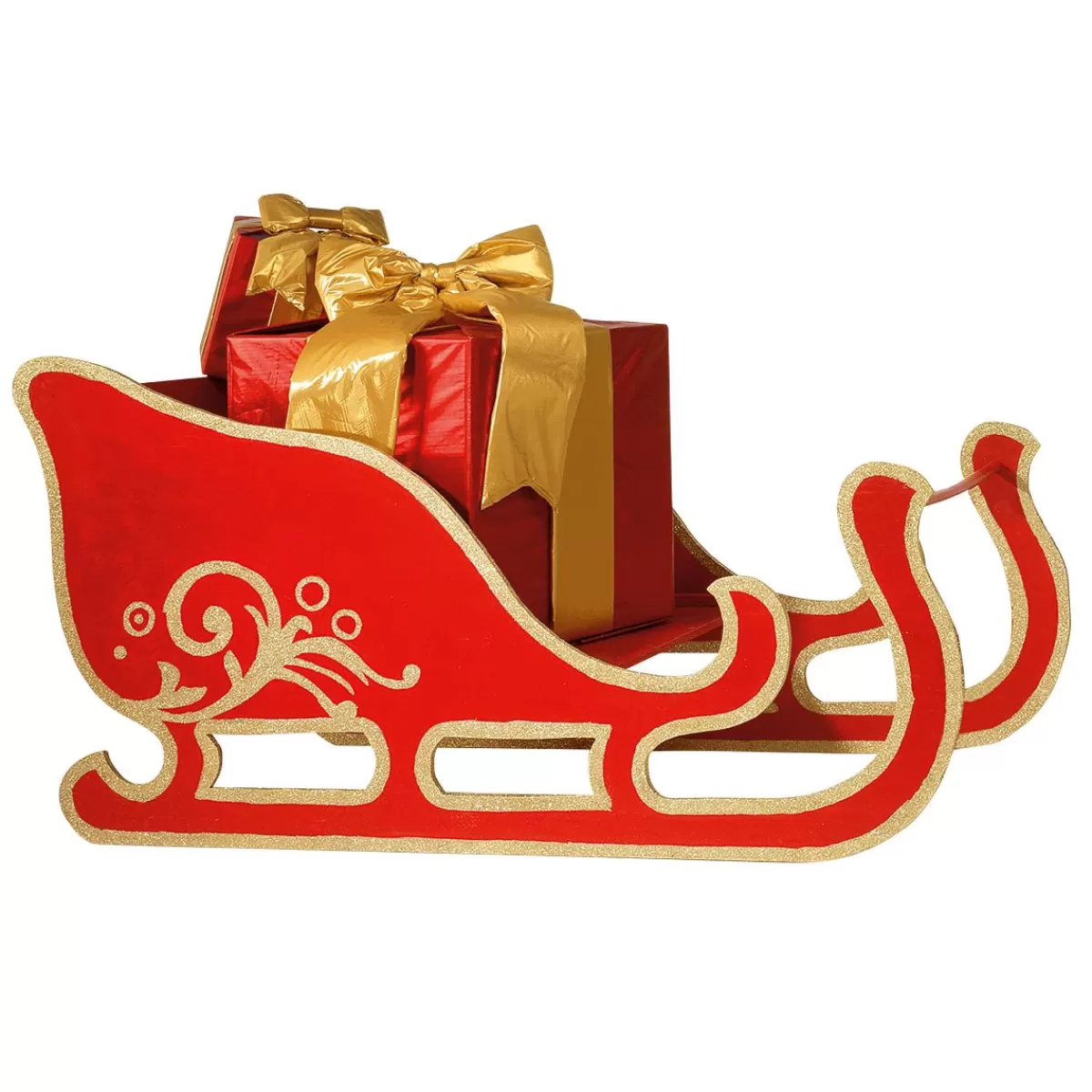 DecoWoerner XXL Gift Box For Indoor Use 3 Parts Red